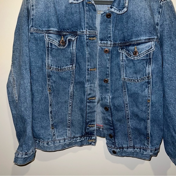 Free People Indigo Blue Ramona Denim Trucker Jacket - Picture 5 of 11